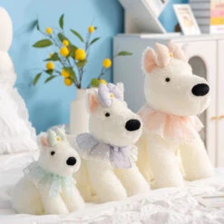 Skye The West Highland Terrier Dog Plushie -Kawaii Store kawaiies plushies plush softtoy skye the west highland terrier dog plushie soft toy 167883