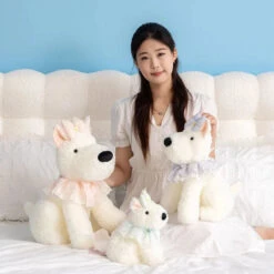 Skye The West Highland Terrier Dog Plushie -Kawaii Store kawaiies plushies plush softtoy skye the west highland terrier dog plushie soft toy 218939