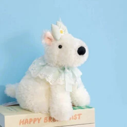 Skye The West Highland Terrier Dog Plushie -Kawaii Store kawaiies plushies plush softtoy skye the west highland terrier dog plushie soft toy green 25cm 715523
