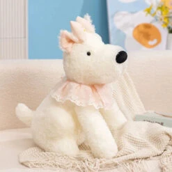 Skye The West Highland Terrier Dog Plushie -Kawaii Store kawaiies plushies plush softtoy skye the west highland terrier dog plushie soft toy pink 25cm 691310