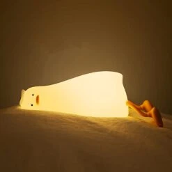 Sleeping Duck LED Night Light -Kawaii Store kawaiies plushies plush softtoy sleeping duck led night light home decor 213572