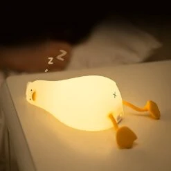 Sleeping Duck LED Night Light -Kawaii Store kawaiies plushies plush softtoy sleeping duck led night light home decor 506308