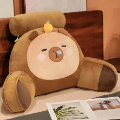 Sleepy Capybara Resting Cushion Pillow 17 Sleepy Capybara Resting Cushion Pillow -Kawaii Store kawaiies plushies plush softtoy sleepy capybara resting cushion pillow soft toy brown 20in 50cm 692504