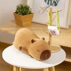 Sleepy Capybara With Mahjong Backpack Plushie -Kawaii Store kawaiies plushies plush softtoy sleepy capybara with mahjong backpack plushie soft toy 223563