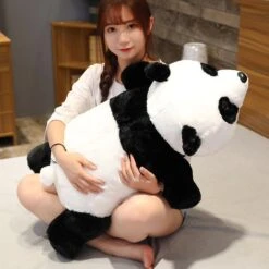 Sleepy Panda Plushie -Kawaii Store kawaiies plushies plush softtoy sleepy panda plushie soft toy 174517