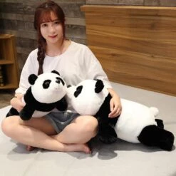 Sleepy Panda Plushie -Kawaii Store kawaiies plushies plush softtoy sleepy panda plushie soft toy 527029