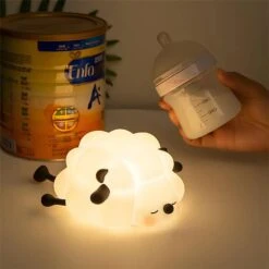 Sleepy Sheep Bunny Panda LED Night Light Collection -Kawaii Store kawaiies plushies plush softtoy sleepy sheep bunny panda led night light collection home decor 326214