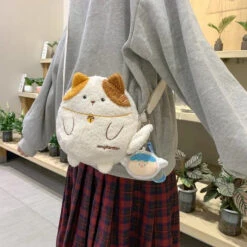 Apparel Small Kawaii Cat Shoulder Bag Collection -Kawaii Store kawaiies plushies plush softtoy small kawaii cat shoulder bag collection bags white no pendant 475936