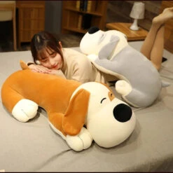 Snuffy And Waffles The Kawaii Hound Dog Plushies -Kawaii Store kawaiies plushies plush softtoy snuffy and waffles the kawaii hound dog plushies soft toy 706076