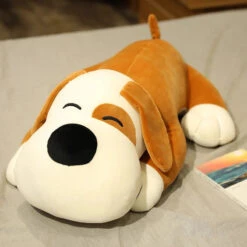 Snuffy And Waffles The Kawaii Hound Dog Plushies -Kawaii Store kawaiies plushies plush softtoy snuffy and waffles the kawaii hound dog plushies soft toy waffles brown 50cm 278093