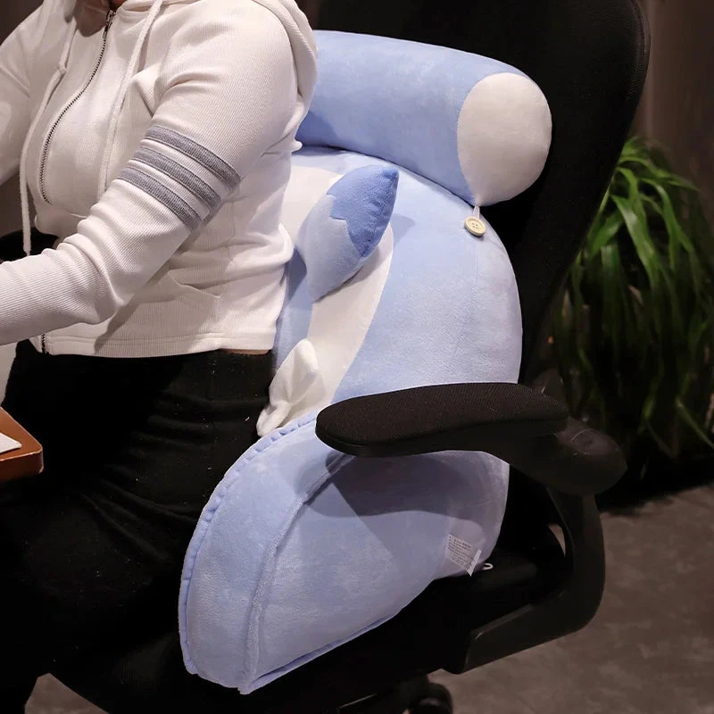 Sofi The Cute Baby Blue Hybrid Dragon Cushion Seat 9 Sofi The Cute Baby Blue Hybrid Dragon Cushion Seat - Image 7