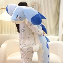 Sofi The Long Kawaii Baby Blue Hybrid Dragon Plushie -Kawaii Store kawaiies plushies plush softtoy sofi the long kawaii baby blue hybrid dragon plushie soft toy 555927
