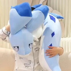 Sofi The Long Kawaii Baby Blue Hybrid Dragon Plushie -Kawaii Store kawaiies plushies plush softtoy sofi the long kawaii baby blue hybrid dragon plushie soft toy 556921