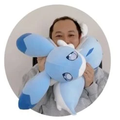 Sofi The Long Kawaii Baby Blue Hybrid Dragon Plushie -Kawaii Store kawaiies plushies plush softtoy sofi the long kawaii baby blue hybrid dragon plushie soft toy 990486