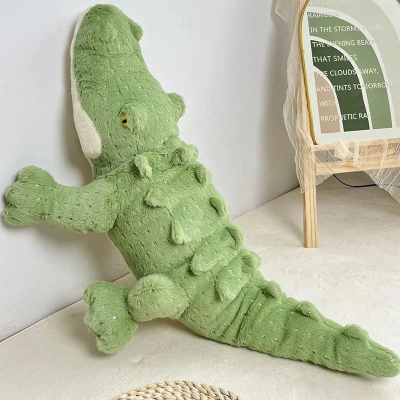 Soft Fluffy Green Crocodile Plush Toy 16 Soft Fluffy Green Crocodile Plush Toy - Image 14