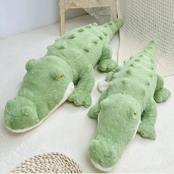 Soft Fluffy Green Crocodile Plush Toy 11 Soft Fluffy Green Crocodile Plush Toy - Image 9