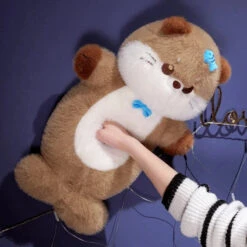 Soft Otter Long Snuggle Plush -Kawaii Store kawaiies plushies plush softtoy soft otter long snuggle plush soft toy 103940