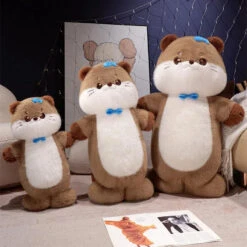 Soft Otter Long Snuggle Plush -Kawaii Store kawaiies plushies plush softtoy soft otter long snuggle plush soft toy 743419