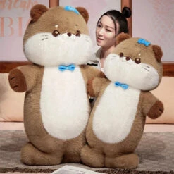 Soft Otter Long Snuggle Plush -Kawaii Store kawaiies plushies plush softtoy soft otter long snuggle plush soft toy 877729