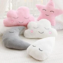 Soft Pastel Cloud Cushions -Kawaii Store kawaiies plushies plush softtoy soft pastel cloud cushions new home decor 552833