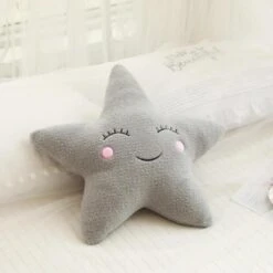 Soft Pastel Cloud Cushions -Kawaii Store kawaiies plushies plush softtoy soft pastel cloud cushions new home decor grey star 388842