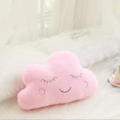 Soft Pastel Cloud Cushions -Kawaii Store kawaiies plushies plush softtoy soft pastel cloud cushions new home decor pink cloud 491136