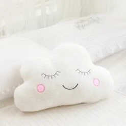Soft Pastel Cloud Cushions -Kawaii Store kawaiies plushies plush softtoy soft pastel cloud cushions new home decor white cloud 892652