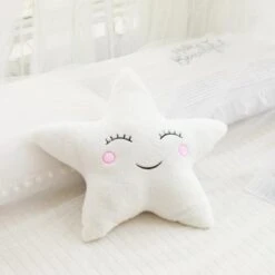 Soft Pastel Cloud Cushions -Kawaii Store kawaiies plushies plush softtoy soft pastel cloud cushions new home decor white star 948926