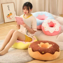 Soft Pastel Donut Cushion Plushies Collection -Kawaii Store kawaiies plushies plush softtoy soft pastel donut cushion plushies collection new soft toy 139487