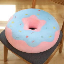 Soft Pastel Donut Cushion Plushies Collection -Kawaii Store kawaiies plushies plush softtoy soft pastel donut cushion plushies collection new soft toy blue 35cm 184395