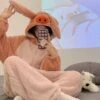 Apparel Soft Pig Fluffy Pyjama 1-Piece Set -Kawaii Store kawaiies plushies plush softtoy soft pig fluffy pyjama 1 piece set new apparel m 662752