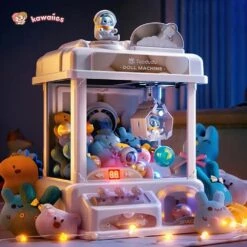 Space Astronaut Panda Bear Mini Claw Machine -Kawaii Store kawaiies plushies plush softtoy space astronaut panda bear mini claw machine new toys 409257