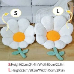 Spring Flower Pillow Seat -Kawaii Store kawaiies plushies plush softtoy spring flower pillow seat home decor 687521
