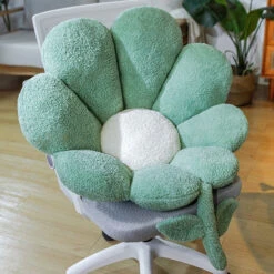 Spring Flower Pillow Seat -Kawaii Store kawaiies plushies plush softtoy spring flower pillow seat home decor green 65cm 261226