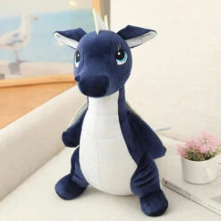 Spyron The Dragon Plushie -Kawaii Store kawaiies plushies plush softtoy spyron the dragon plushie soft toy blue 40cm 739372