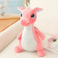 Spyron The Dragon Plushie -Kawaii Store kawaiies plushies plush softtoy spyron the dragon plushie soft toy pink 40cm 936115