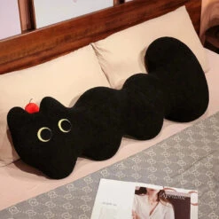 Squiggly Wiggly Cat Plushies 28 Squiggly Wiggly Cat Plushies -Kawaii Store kawaiies plushies plush softtoy squiggly wiggly cat plushies soft toy black 90cm 696764