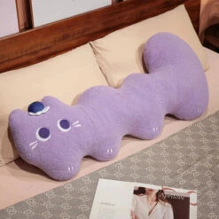 Squiggly Wiggly Cat Plushies 27 Squiggly Wiggly Cat Plushies -Kawaii Store kawaiies plushies plush softtoy squiggly wiggly cat plushies soft toy purple 90cm 289332