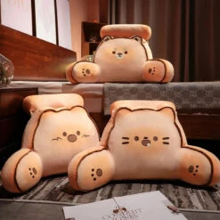 Squishy Bread Cat Dog Bear Resting Cushion Pillow Seat -Kawaii Store kawaiies plushies plush softtoy squishy bread cat dog bear resting cushion pillow soft toy 147808
