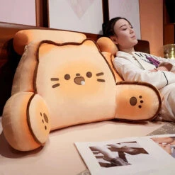 Squishy Bread Cat Dog Bear Resting Cushion Pillow Seat