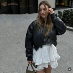 Apparel Summer Irregular Ruffle Mini Skirt -Kawaii Store kawaiies plushies plush softtoy summer irregular ruffle mini skirt apparel 863617