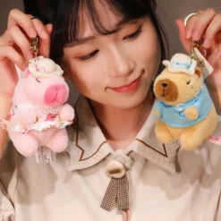 Summer Loving Capybara Plush -Kawaii Store kawaiies plushies plush softtoy summer loving capybara plush soft toy 195705