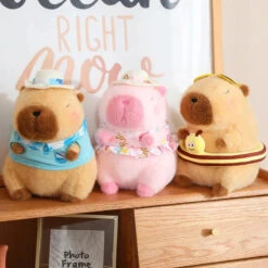 Summer Loving Capybara Plush -Kawaii Store kawaiies plushies plush softtoy summer loving capybara plush soft toy 264546