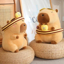 Summer Loving Capybara Plush -Kawaii Store kawaiies plushies plush softtoy summer loving capybara plush soft toy 989095