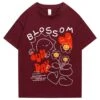 Apparel Sun Day Blossom Tee 1 Apparel Sun Day Blossom Tee -Kawaii Store kawaiies plushies plush softtoy sun day blossom tee apparel wine red s 351794