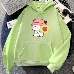 Apparel Sunflower Panda Unisex Hoodie -Kawaii Store kawaiies plushies plush softtoy sunflower panda unisex hoodie apparel lime xs 470854