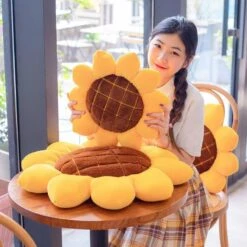 Sunny Sunflower Cushion 21 Sunny Sunflower Cushion -Kawaii Store kawaiies plushies plush softtoy sunny sunflower cushion cushions 318211