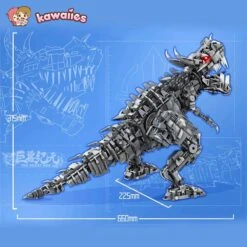 Super Mech Colossal Carnotaurus Dinosaur Building Set -Kawaii Store kawaiies plushies plush softtoy super mech colossal carnotaurus dinosaur building set new build it 851870