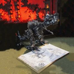 Super Mech Colossal Spinosaurus Dinosaur Building Set -Kawaii Store kawaiies plushies plush softtoy super mech colossal spinosaurus dinosaur building set build it 778996