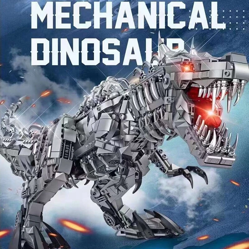 Super Mech Colossal T-Rex Dinosaur Building Set 7 Super Mech Colossal T-Rex Dinosaur Building Set - Image 5